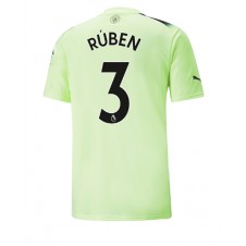 Manchester City Ruben Dias #3 Tredjedrakt 2022-23 Kortermet